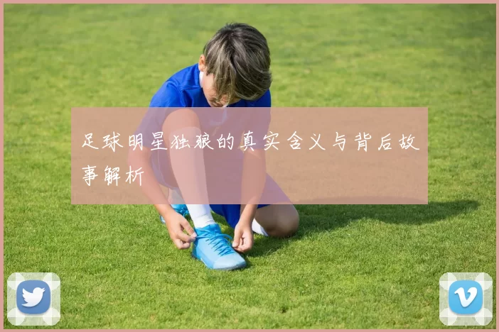 足球明星独狼的真实含义与背后故事解析